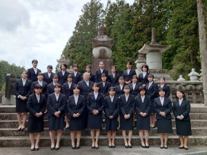 Ⅱ回生が高野山研修を行いました。