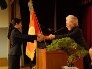 校祖記念賞が授与されました