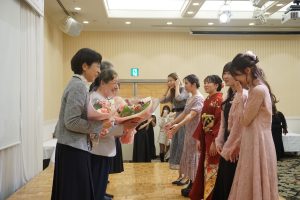 謝恩会が開催されました