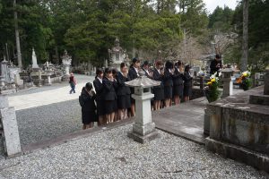 Ⅰ回生・Ⅱ回生が高野山研修を行いました